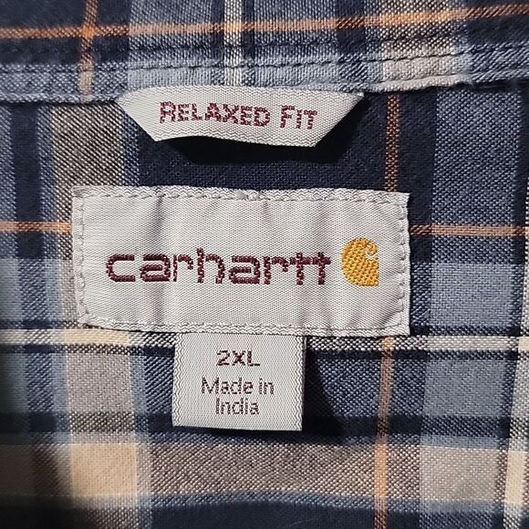 CARHARTT Fort Plaid Long-Sleeve Shirt - Picture 3 of 4